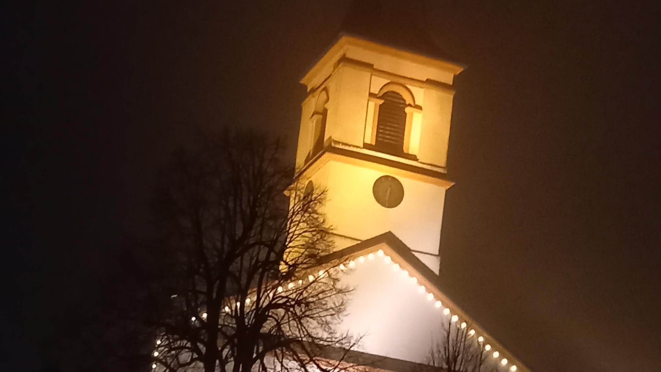 Weiskircher Kirche in Adventlicher Stimmung