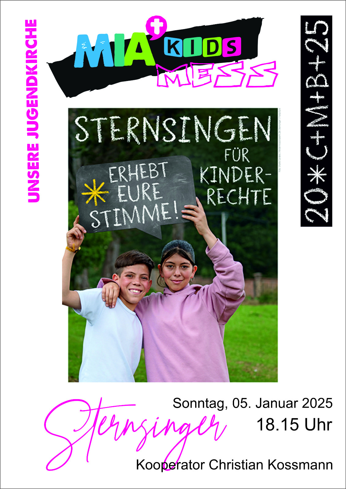 Plakat zur Sternsingeraktion 24