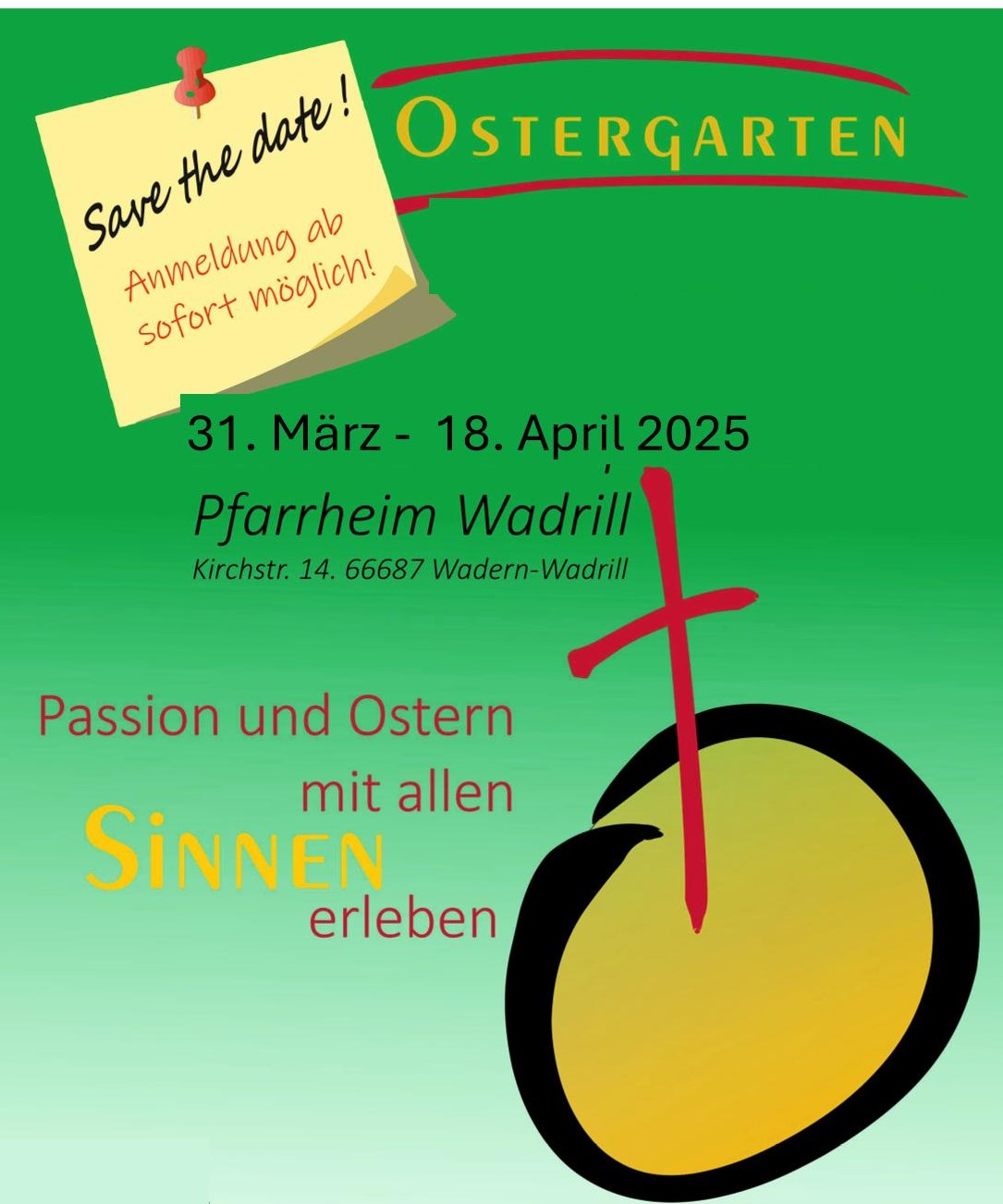 Plakat Ostergarten Wadril 25